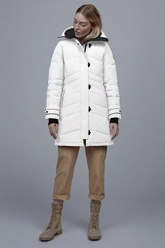 Chamarras Canada Goose Mujer México - Lorette Abrigos Blancos GM8540619